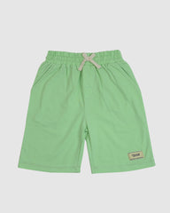 Regular Fit Neon Green Co-Ord Set – Cotton Lycra T-Shirt & Shorts