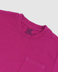 Regular Fit Hot Pink Co-Ord Set – Cotton Lycra T-Shirt & Shorts