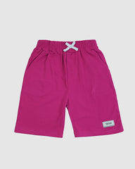 Regular Fit Hot Pink Co-Ord Set – Cotton Lycra T-Shirt & Shorts