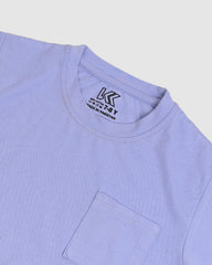 Regular Fit Light Purple Co-Ord Set – Cotton Lycra T-Shirt & Shorts