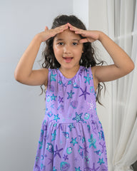 Lavender Sea Frock – Cotton Jersey