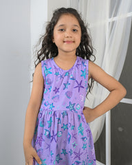 Lavender Sea Frock – Cotton Jersey