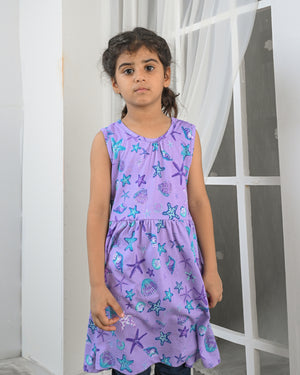 Lavender Sea Frock – Cotton Jersey