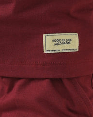 Regular Fit Maroon Co-Ord Set – Cotton Lycra T-Shirt & Shorts