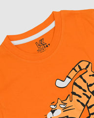 Stretch Exercise Orange T-Shirt