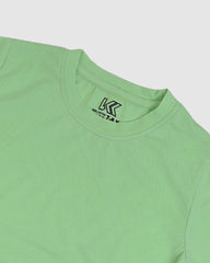 Neon Green T-Shirt & Short Set - Oversized - Cotton Lycra