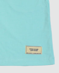 Sea Green T-Shirt & Short Set - Oversized - Cotton Lycra