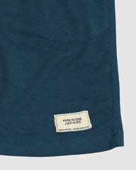 Teal T-Shirt & Short Set - Oversized - Cotton Lycra