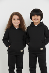 Black Hoodie and Trouser Set