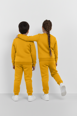 Mustard Cool Vibes Sweatshirt & Trouser Set
