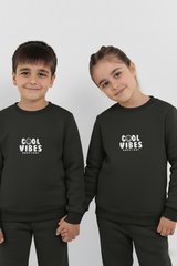 Olive Cool Vibes Sweatshirt & Trouser Set