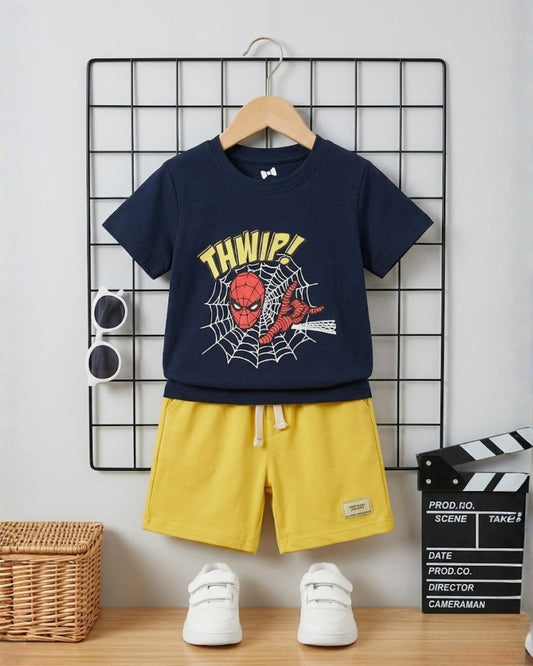 Spider-Man Thwip Co-ord Set | T-Shirt & Shorts