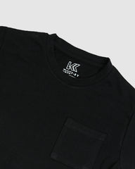 Regular Fit Black Co-Ord Set – Cotton Lycra T-Shirt & Shorts