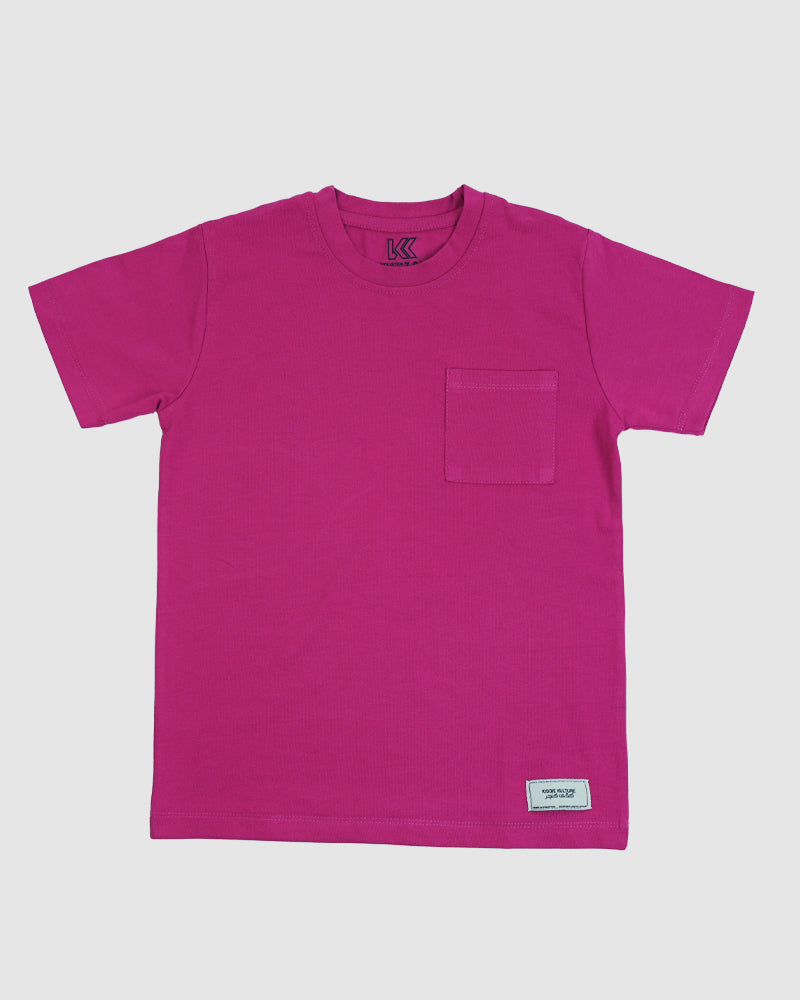 Regular Fit Hot Pink Co-Ord Set – Cotton Lycra T-Shirt & Shorts