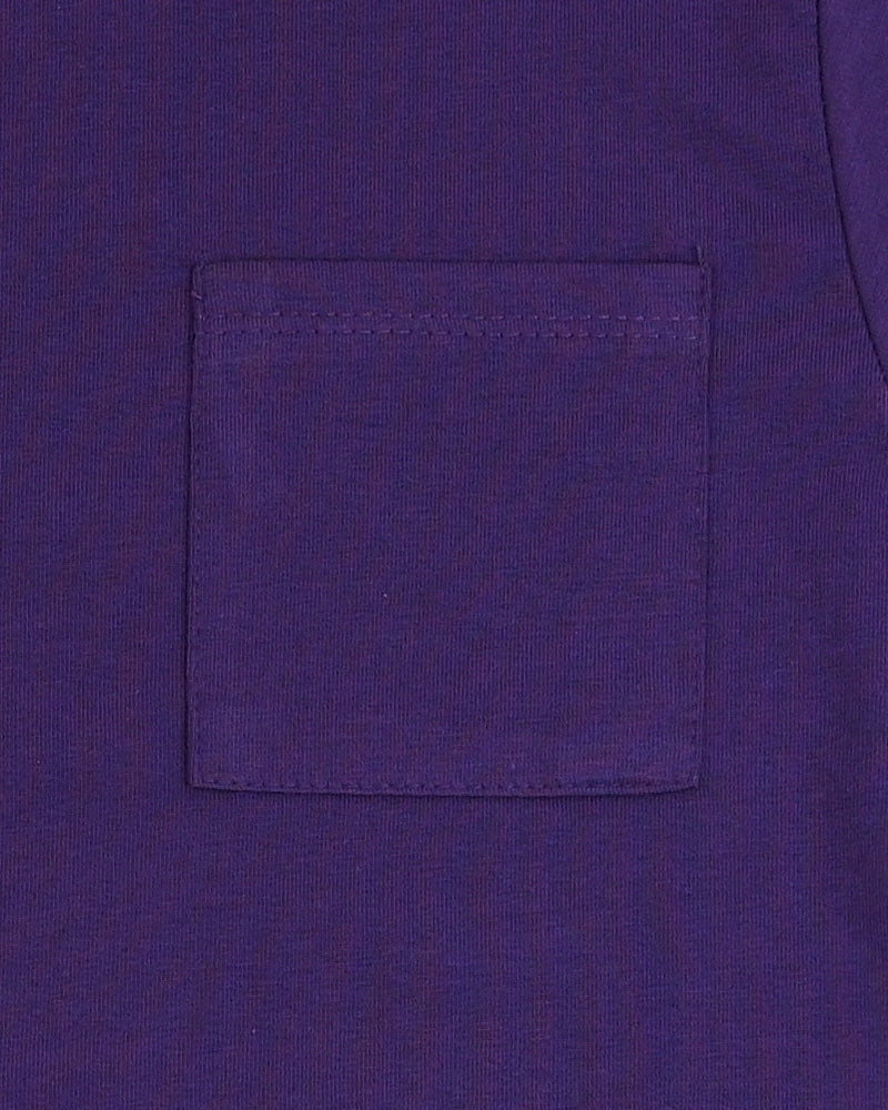 Regular Fit Dark Purple Co-Ord Set – Cotton Lycra T-Shirt & Shorts