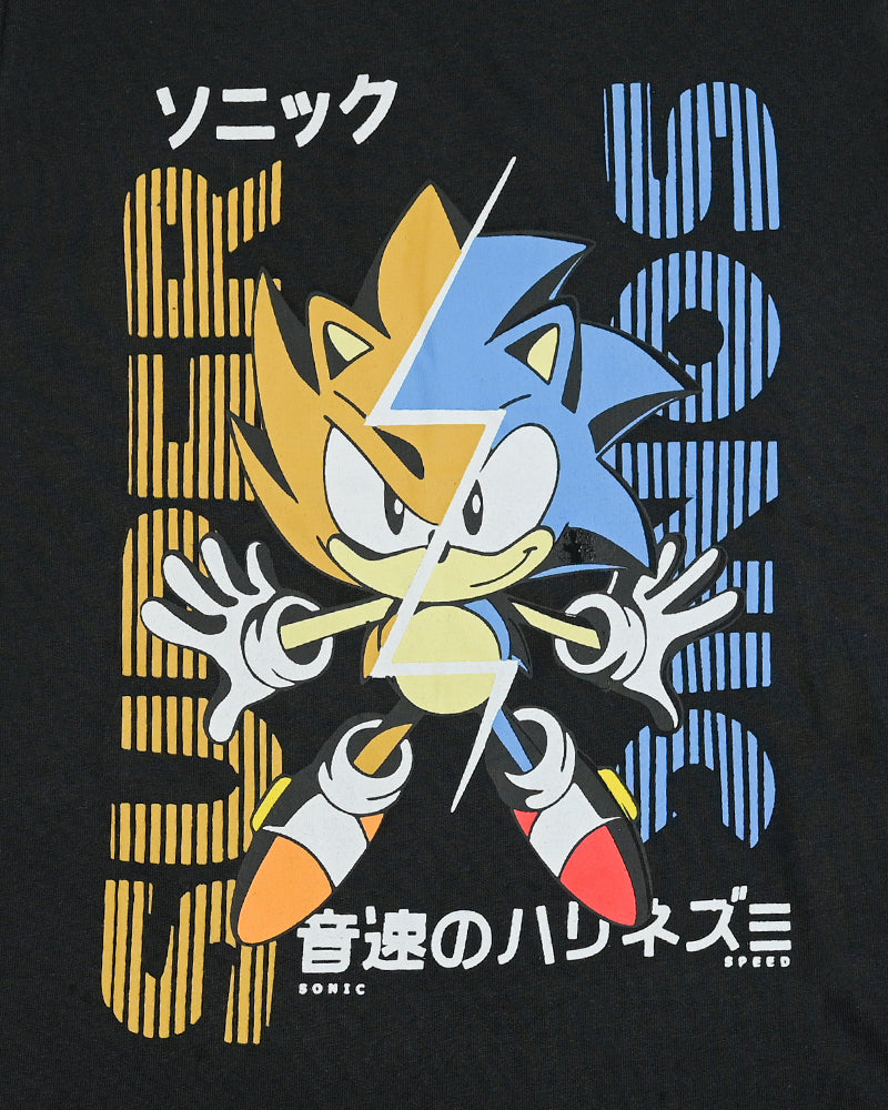 Black Speedy Hero Short Sleeve T-Shirt 100% Cotton