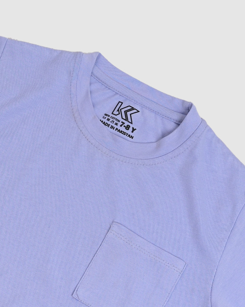 Regular Fit Light Purple Co-Ord Set – Cotton Lycra T-Shirt & Shorts