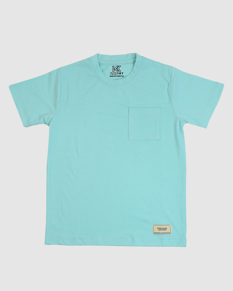 Regular Fit Sea Green Co-Ord Set – Cotton Lycra T-Shirt & Shorts