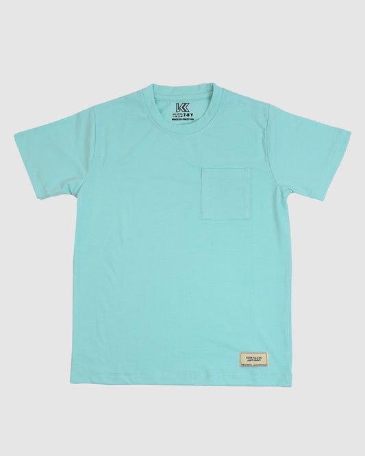 Regular Fit Sea Green Co-Ord Set – Cotton Lycra T-Shirt & Shorts