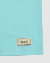 Regular Fit Sea Green Co-Ord Set – Cotton Lycra T-Shirt & Shorts