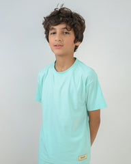 Sea Green T-Shirt & Short Set - Oversized - Cotton Lycra