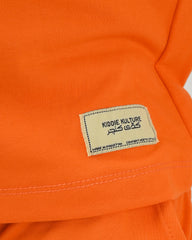 Orange T-Shirt & Short Set - Oversized - Cotton Lycra