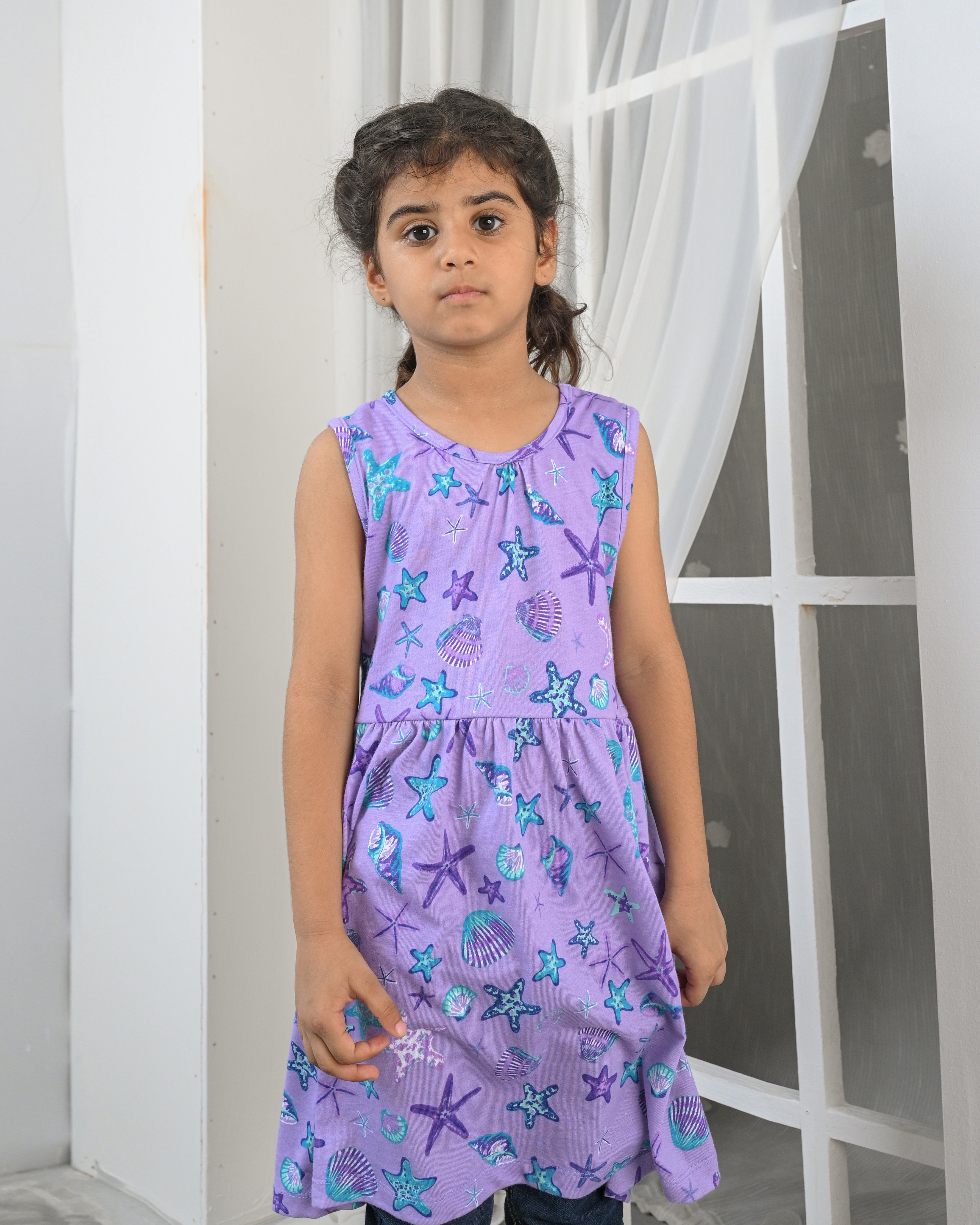 Lavender Sea Frock – Cotton Jersey