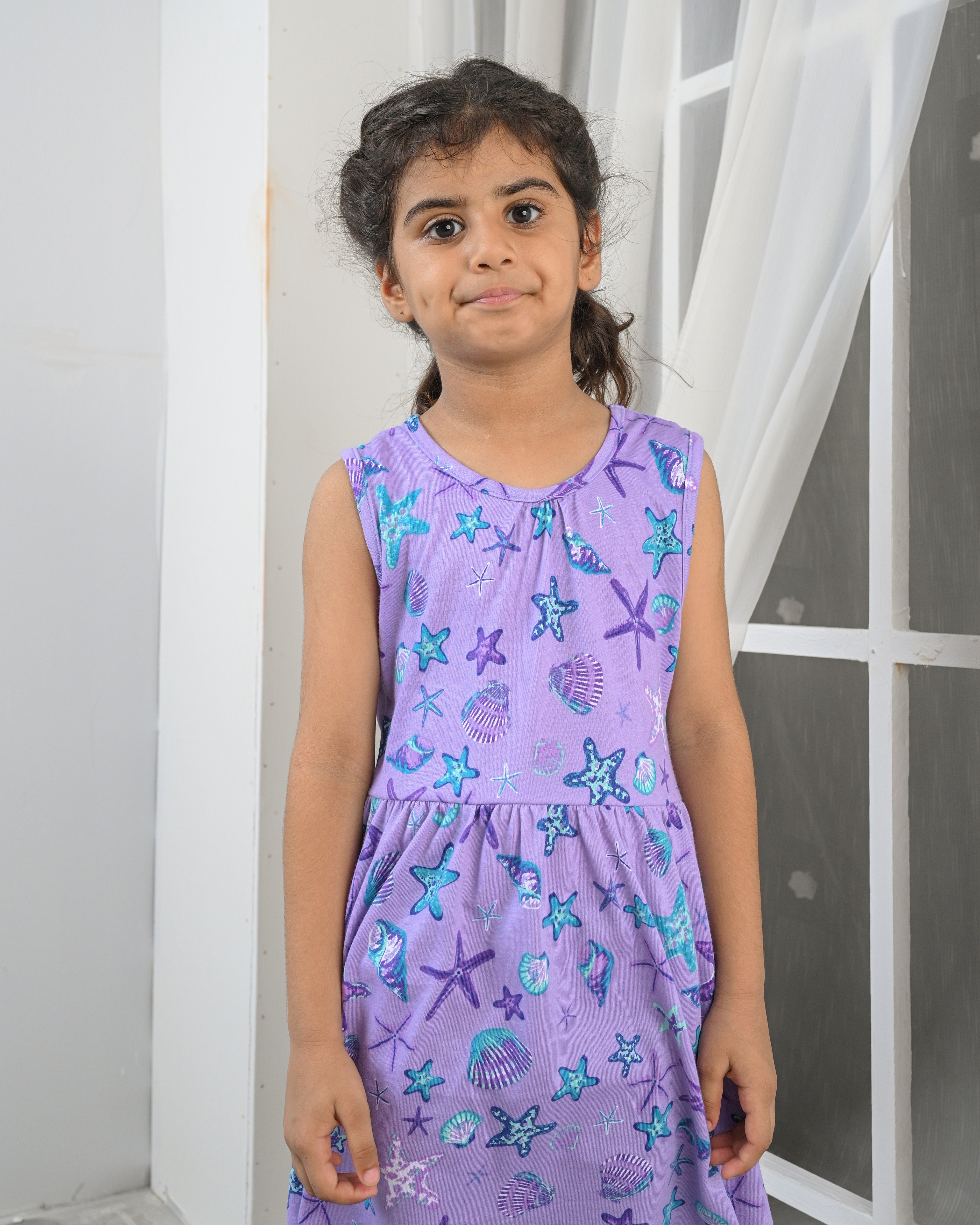 Lavender Sea Frock – Cotton Jersey