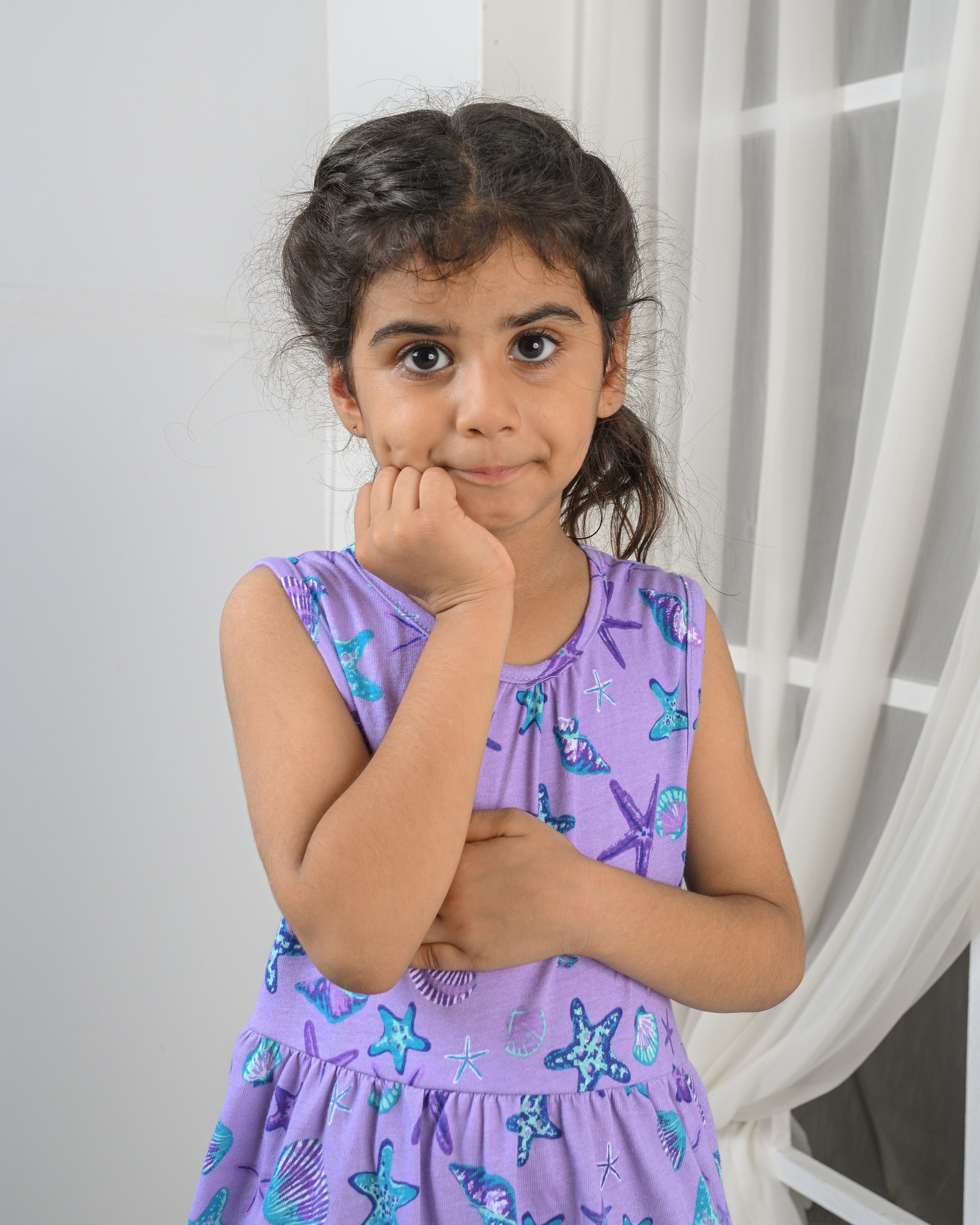 Lavender Sea Frock – Cotton Jersey