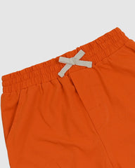 Orange T-Shirt & Short Set - Oversized - Cotton Lycra