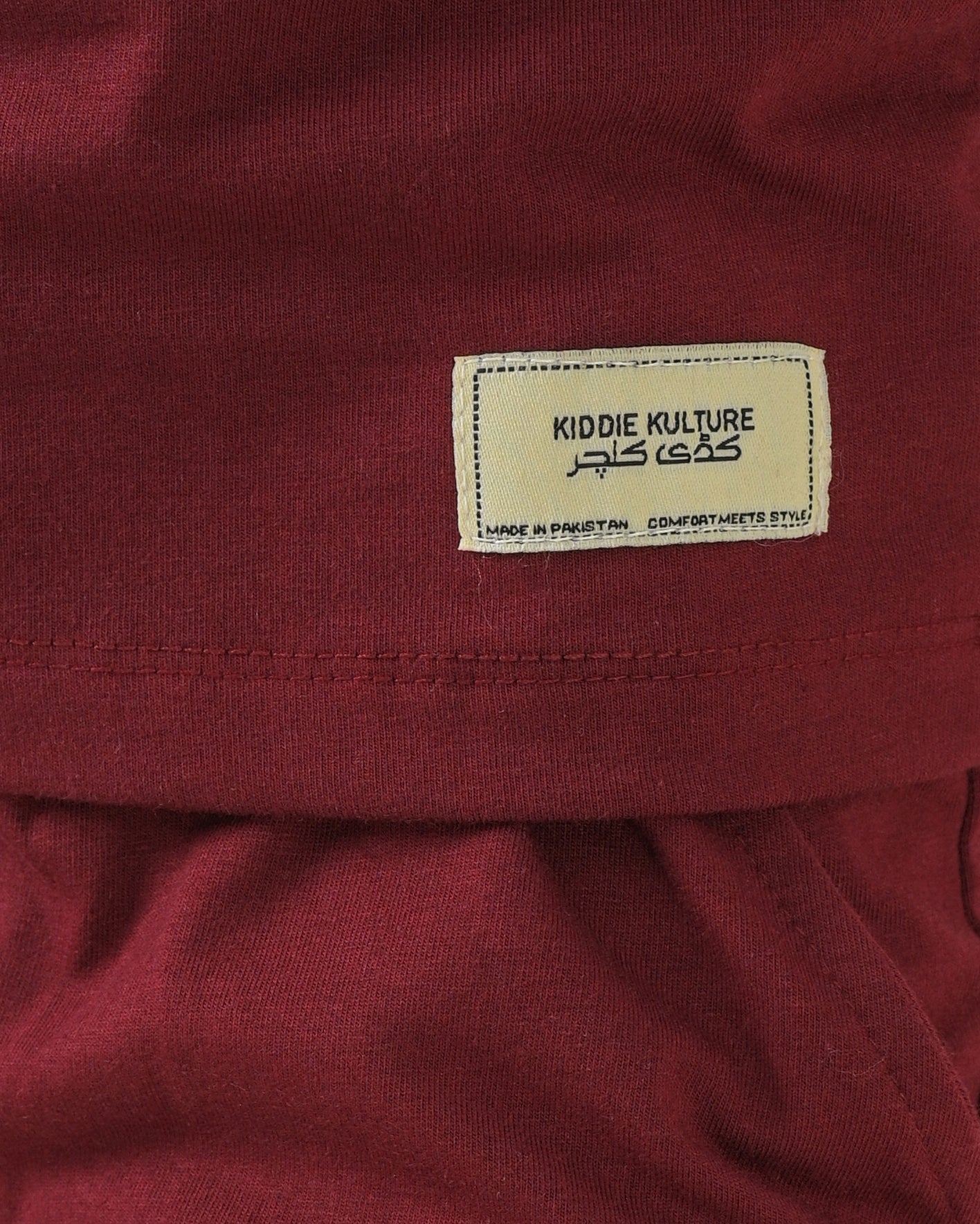 Regular Fit Maroon Co-Ord Set – Cotton Lycra T-Shirt & Shorts