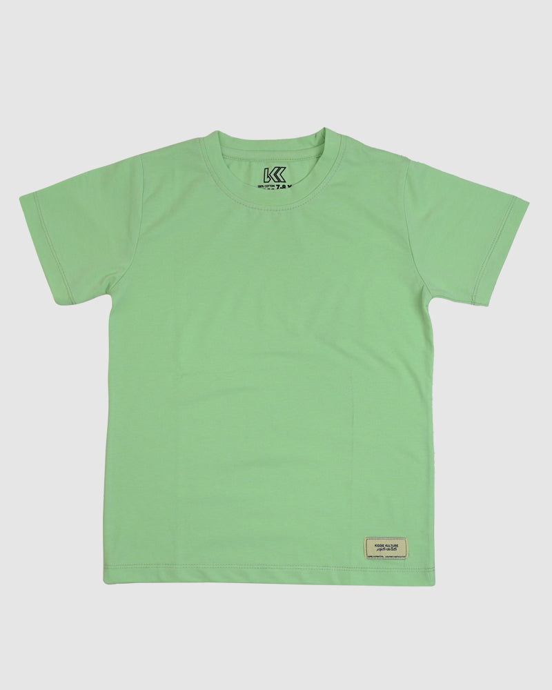 Neon Green T-Shirt & Short Set - Oversized - Cotton Lycra