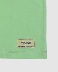 Neon Green T-Shirt & Short Set - Oversized - Cotton Lycra