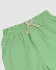 Neon Green T-Shirt & Short Set - Oversized - Cotton Lycra