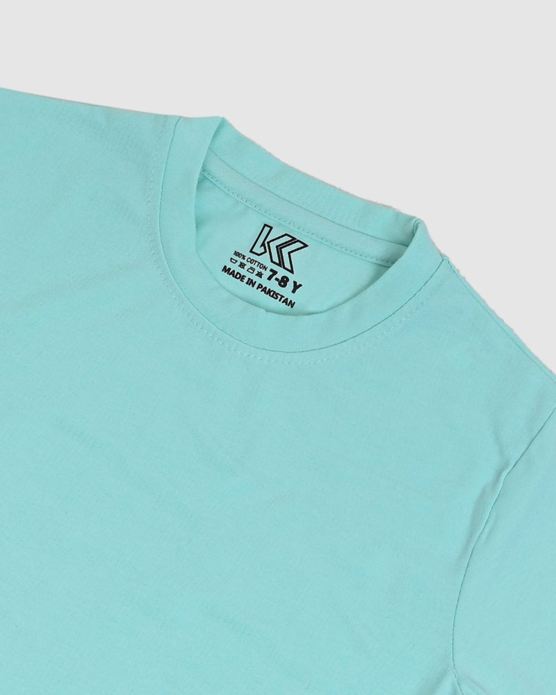 Sea Green T-Shirt & Short Set - Oversized - Cotton Lycra