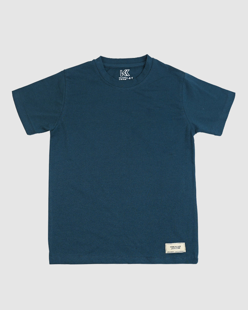 Teal T-Shirt & Short Set - Oversized - Cotton Lycra