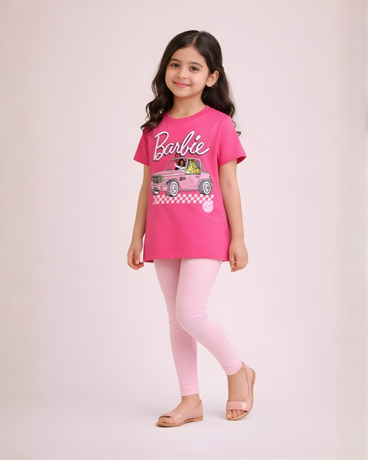 Barbie Vibes Graphic Tee & Legging Set