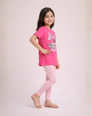 Barbie Vibes Graphic Tee & Legging Set