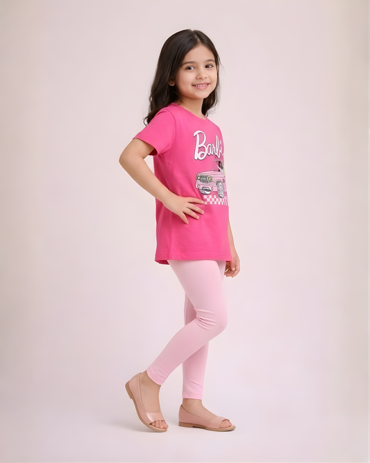 Barbie Vibes Graphic Tee & Legging Set