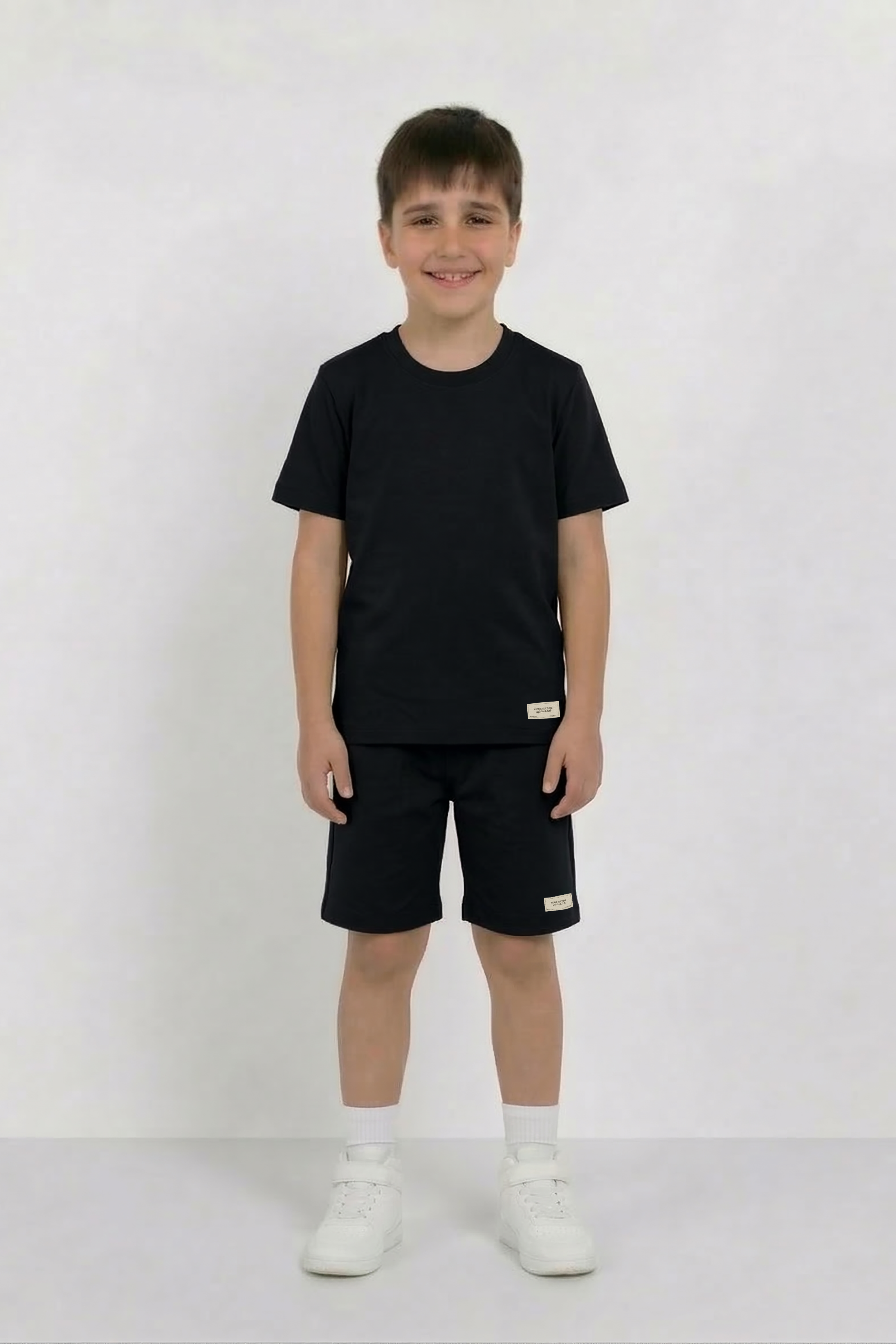 Black Co-ord Set - Cotton Lycra