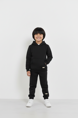 Black Hoodie and Trouser Set