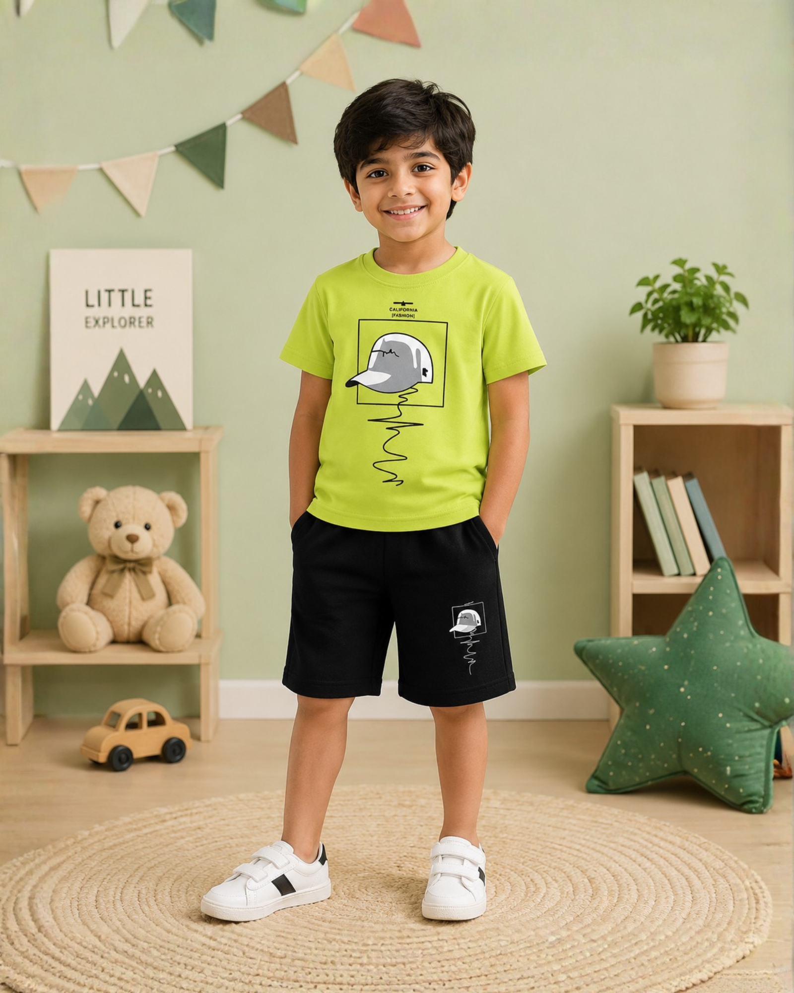 Cool Cap Adventure Outfit | Shirt + Nicker Set