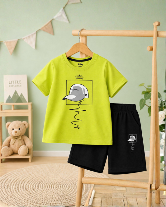 Cool Cap Adventure Outfit | Shirt + Nicker Set