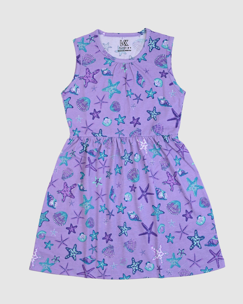 Lavender Sea Frock – Cotton Jersey