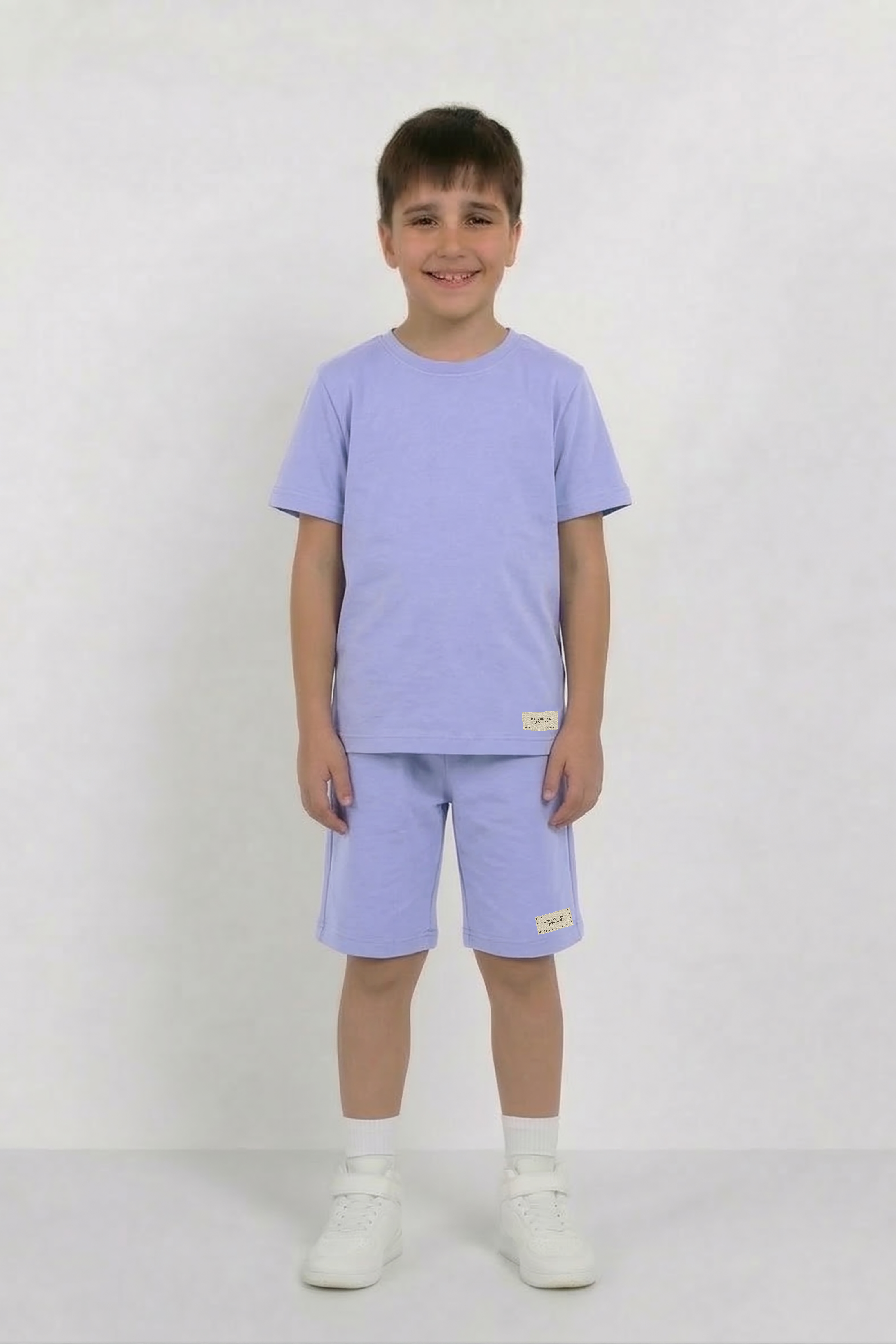Light Purple Co-ord Set - Cotton Lycra