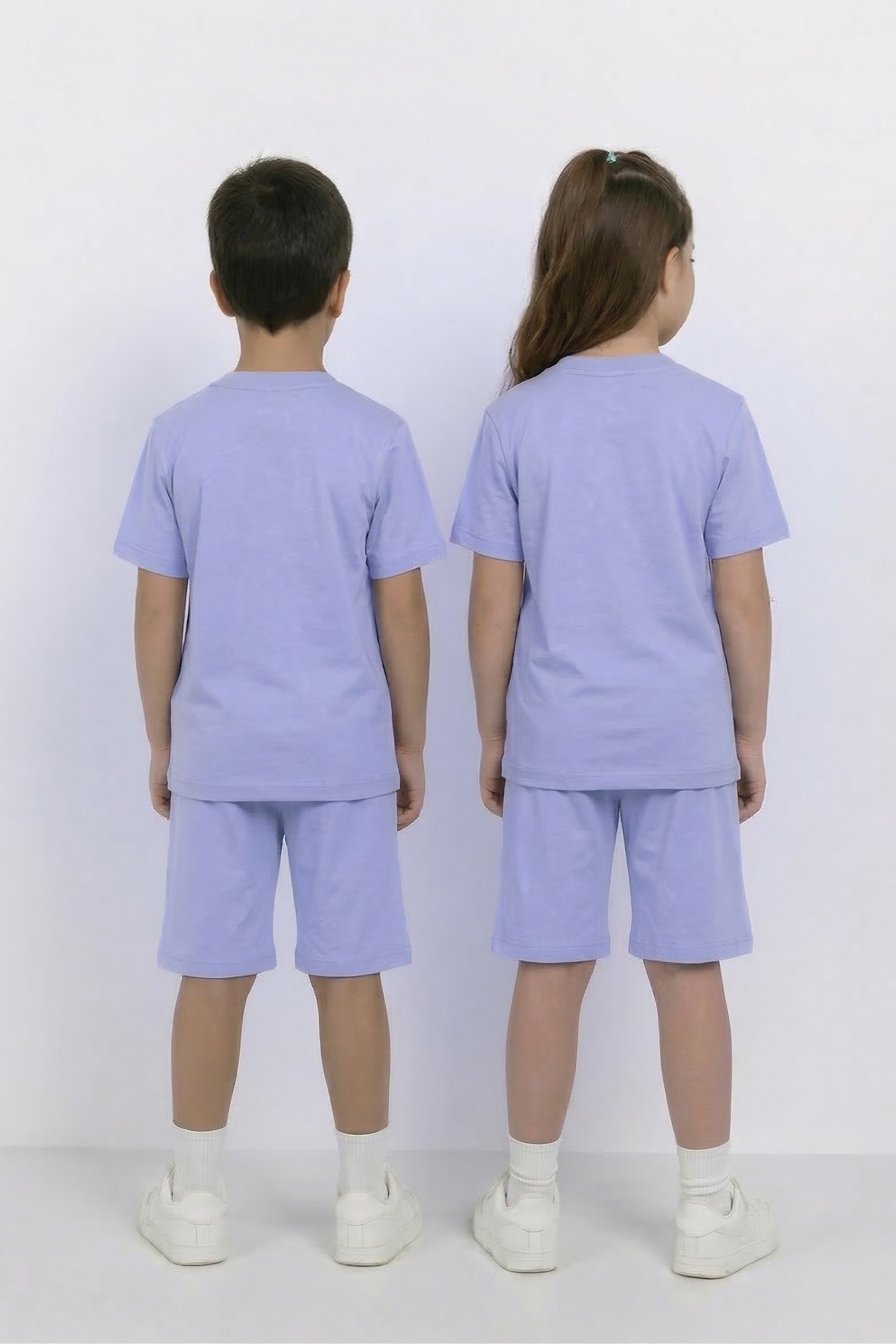 Light Purple Co-ord Set - Cotton Lycra