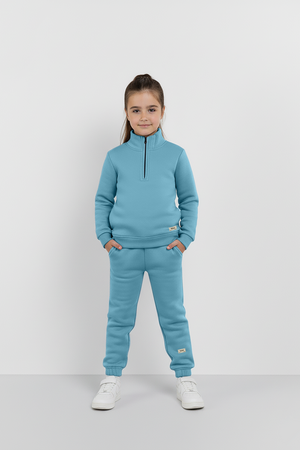 Mist Sky Quarter Zip Sweatshirt