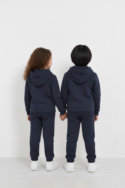 Navy Hoodie and Trouser Set