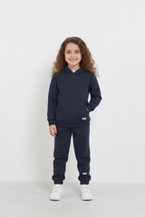Navy Hoodie and Trouser Set