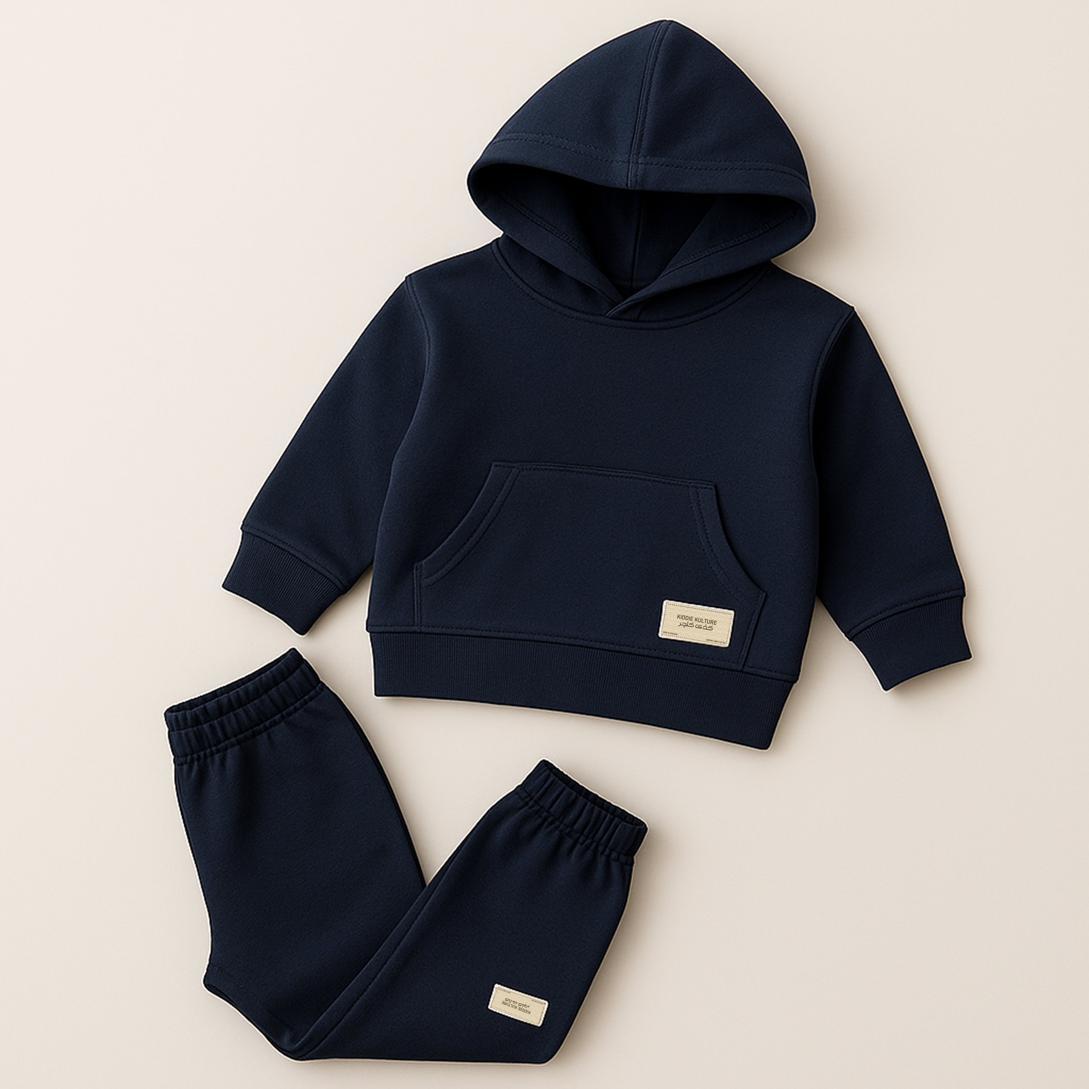 Navy Hoodie and Joggers Set